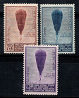 Belgique 1932 Mi. 344-346 Neuf * MH 100% Ballon - Unused Stamps