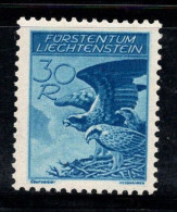 Liechtenstein 1934 Mi. 146 Neuf * MH 80% Poste Aérienne 30 Rp, Aigle - Poste Aérienne