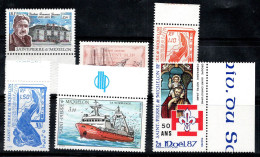 Saint-Pierre-et-Miquelon 1987 Yv. 476,479-483 Neuf ** 100% Dunan, Navire, Poisson, Noël - Ungebraucht