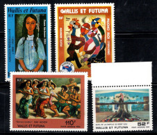 Wallis-et-Futuna 1984 Yv. 138-141 Neuf ** 100% Poste Aérienne Art, Peintures, Lulu - Neufs