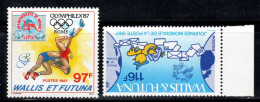 Wallis-et-Futuna 1987 Yv. 366, 368 Neuf ** 100% Sport, OLIMPHILEX, La Poste - Ungebraucht