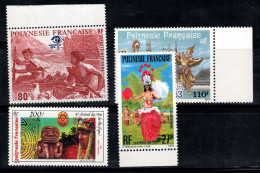 Polynésie Française 1977-85 Neuf ** 100% Poste Aérienne Danse, Fleurs, Festivals - Unused Stamps