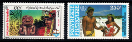 Polynésie Française 1985 Yv. 187-188 Neuf ** 100% Poste Aérienne Culture, Festivals - Unused Stamps