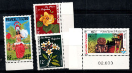 Polynésie Française 1977-85 Neuf ** 100% Poste Aérienne Danse, Fleurs, Festivals - Unused Stamps