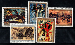 Polynésie Française 1972 Yv. 65-69 Neuf ** 100% Poste Aérienne Art, Peintures - Unused Stamps