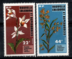 Nouvelle-Calédonie 1977 Yv. 409-410 Neuf ** 100% Fleurs, Flore - Unused Stamps