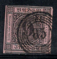 Baden 1851 Mi. 4 Oblitéré 100% 9 Kr, Chiffres - Andere & Zonder Classificatie