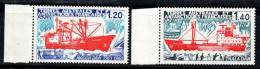 TAAF Terres Françaises De L'Antarctique Austral 1977 Yv. 66-67 Neuf ** 100% Navires - Nuevos