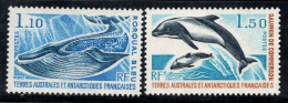 TAAF Terres Françaises De L'Antarctique Austral 1977 Yv. 64-65 Neuf ** 100% Baleine, Dauphins - Nuevos