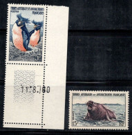 TAAF Terres Françaises De L'Antarctique Austral 1956 Yv. 3, 6 Neuf ** 100% Faune - Nuevos