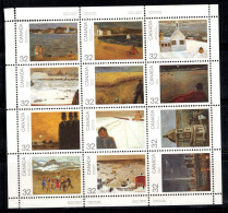 Canada 1984 Mi. 910-21 Mini Feuille 100% Neuf ** Peinture De J.P.Lemieux - Hojas Bloque