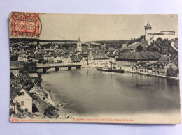 SCHAFFHAUSEN : Von Der Eisenbahnbrücke - édition Photoglob 4785 - 1906 - Schaffhouse