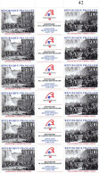 FRANCE.1988."PHILEXFRANCE 89. BICENTENAIRE DE LA REVOLUTION".  FEUILLE NEUVE** ENTIERE DE 12 TRIPTYQUES - Rivoluzione Francese