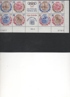 MONACO.1971." XXe OLYMPIADES.MUNICH. N°890. 2 BANDES DE 4 SERIES.COIN DATE. NEUFS**. 1ER CHOIX. - Blocks & Kleinbögen