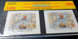 1992 Amerika Michel IS BL13 Fo Bl 5   Yvert Et Tellier IS BF13 Fo BF 5 Gemeinschaftsausgabe Original Verpackt Xx MNH - Neufs