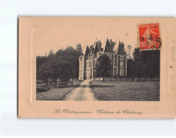 LA CHATAIGNERAIE : Château Du Châtenay - état ( Partiellement Décollée ) - La Chataigneraie