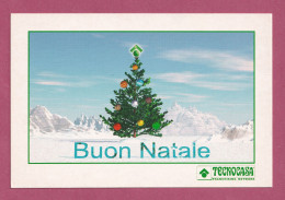 Tecnocasa. Franchising Network. Affiliato Studio S.Andrea SAS, Bisceglie- Buon Natale , Christmas Tree Among Snow- - Bisceglie