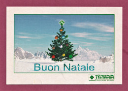 Tecnocasa. Franchising Network. Affiliato Studio S.Andrea SAS, Bisceglie- Buon Natale , Christmas Tree Among Snow- - Bisceglie