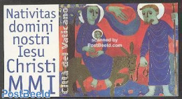 Vatican 2001 Christmas Booklet, Mint NH, Religion - Christmas - Stamp Booklets - Nuovi