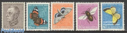 Switzerland 1950 Pro Juventute 5v, Mint NH, Nature - Bees - Butterflies - Insects - Nuevos
