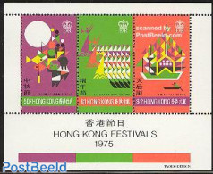 Hong Kong 1975 Festival S/s, Mint NH, Transport - Various - Ships And Boats - Folklore - Ongebruikt
