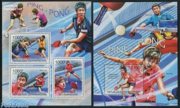 Central Africa 2011 Table Tennis Or Ping Pong 2 S/s, Mint NH, Sport - Sport (other And Mixed) - Table Tennis - Tennis Tavolo