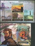 Burundi 2012 Armand Guillaumin Paintings 2 S/s, Mint NH, Art - Paintings - Other & Unclassified