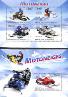 Burundi 2012 Snow Motorcycles 2 S/s, Mint NH, Transport - Motorcycles - Moto