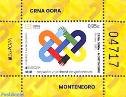 Montenegro 2023 Europa S/s, Mint NH, History - Various - Europa (cept) - Peace - Joint Issues - Gemeinschaftsausgaben