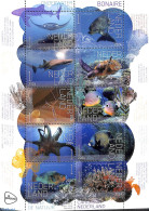 Netherlands 2024 Underwaterworld Bonaire 10v M/s, Mint NH, Nature - Fish - Corals - Nuevos