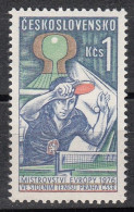 CHECOSLOVAQUIA 1976 - CAMPEONATO DE EUROPA DE TENIS DE MESA EN PRAGA - YVERT 2155** - Unused Stamps
