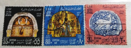 Egypt 1967, The 22nd Anniversary Of The United Nations, The Egyptian Art, Yvert 707-9, VF - Used Stamps