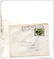 1966 LETTERA CON ANNULLO FIRENZE + TARGHETTA NON PROVOCATE INCENDI NEI BOSCHI - 1961-70: Marcophilie