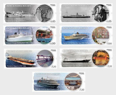 Portugal 2024 Portuguese Merchant Navy Ships Set Of 7 Stamps MNH - Neufs