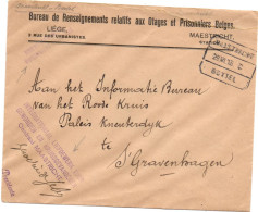 PAYS-BAS.1916. Int Liefdewerk Voor Gewonden En Krijgsgevangen – Maastricht (HOLLAND).  - Covers & Documents