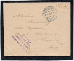 PAYS-BAS.1917.INTERNE BELGE AU CAMP MILITAIRE BIJ ZEIST (HOLLAND). L.A.CORRESPONDANCE VIA SUISSE - Covers & Documents
