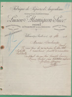 16 Villement Par Ruelle Alamigeon Lucien Usines Des Seguins Fabrique De Papiers D' Angoulême 19 11 1904 - Imprimerie & Papeterie