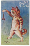 1454 - Chat Humanisé-Diabolo - The Stick Trick - Louis Wain - Wain, Louis