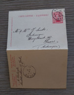 Postblad 21a Gestempeld - Cartes-lettres