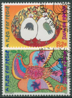 UNO New York 1996 Friedensappell Vögel Friedenstaube 718/19 Gestempelt - Used Stamps