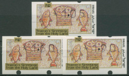 Israel 1996 Automatenmarken Weihnachten Satz 3 Werte ATM 29 S1 Postfrisch - Viñetas De Franqueo (Frama)