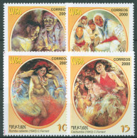 Kuba 2000 Folklore Gemälde 4255/58 Postfrisch - Nuovi