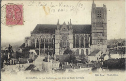 FRANCE 1905: CP Ill. De St Bry-le-Vineux (Yonne) Pour Paris Avec Le Y&T 129 Et CAD Tireté - 1903-60 Semeuse Lignée