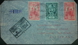 CORREIO AÉREO - MARCOFILIA - LINHA AÉREA / LISBOA A LONDRES - 1ª EXPEDIÇÂO 3 FEV 1936 - Lettres & Documents