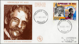 Mali 1966 Y&T PA 32 Sur FDC. Albert Schweitzer. Médecin, Théologien Protestant, Musicien, Nobel De La Paix 1952 - Albert Schweitzer