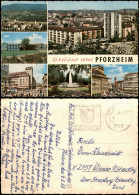 Ansichtskarte Pforzheim Mehrbildkarte Mit Div. Stadt-Ansichten 1969 - Pforzheim