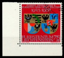 LIECHTENSTEIN 1968 Nr 496 Gestempelt ECKE-ULI X6E93FA - Used Stamps