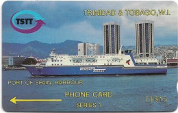 Trinidad & Tobago - TSTT (GPT) - Ship In Port Of Spain - 2CCTA (error Issue) - 1992, Used - Trinité & Tobago