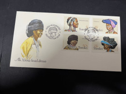 12-6-2024 (48-A) Transkey FDC Cover - 1981 - Head-dresses  (with Insert) - Transkei