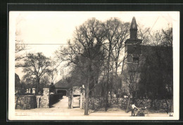 Foto-AK Berlin-Dahlem, Annenkirche Im Herbst  - Dahlem